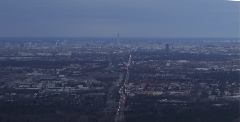Berlin aus dem Flugzeug